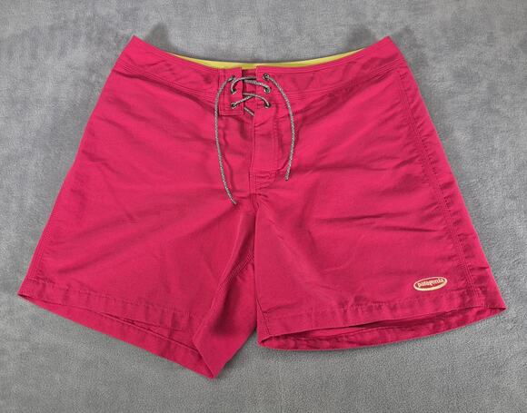 Patagonia Pants - Patagonia Womens Board Shorts Size 9 Pink Quick Dry Beach Swim Vintage